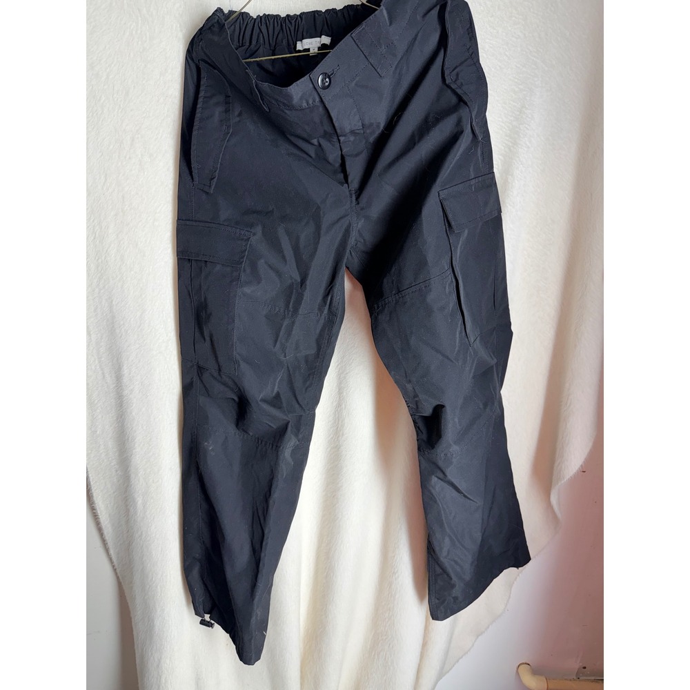 Love Tree Womens Black Cargo Pants Utility Tactical Multi Pocket Size Medium